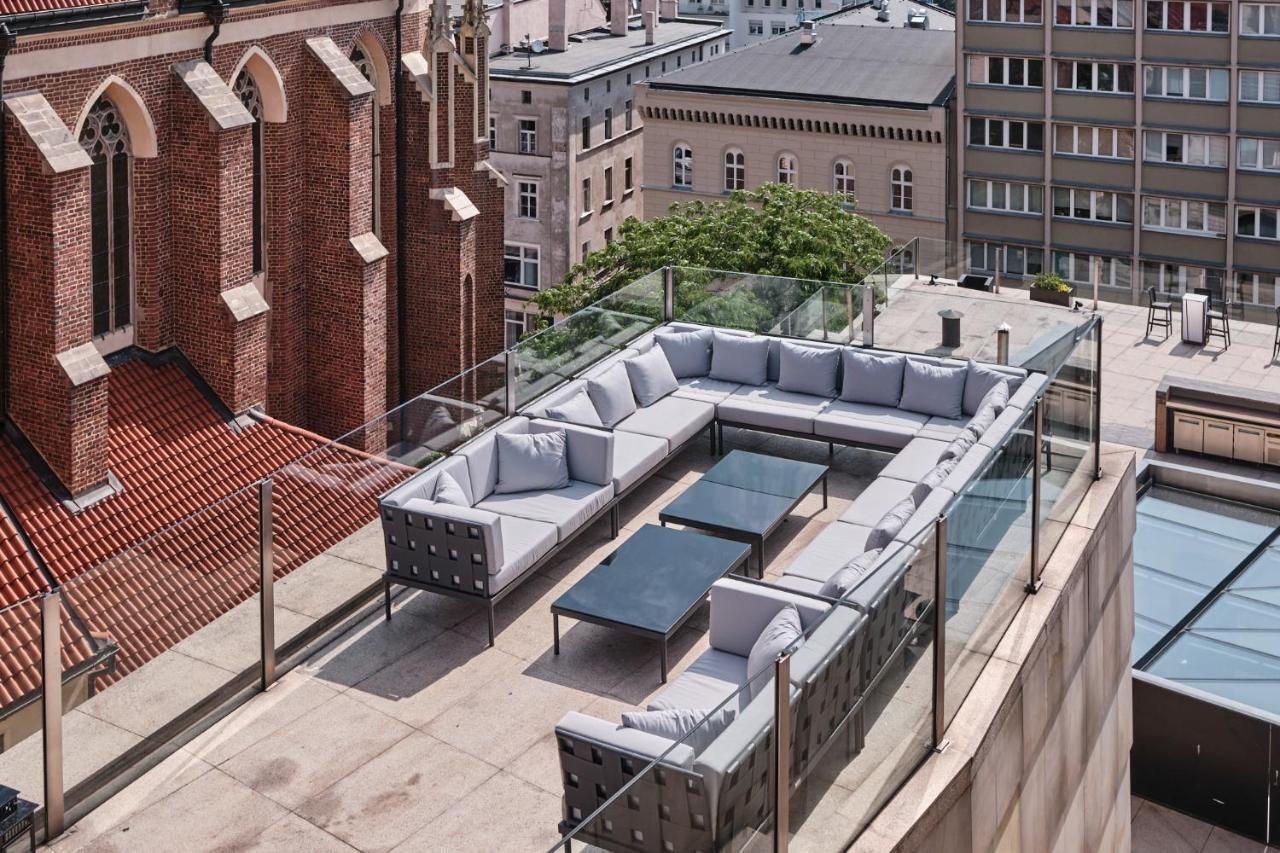 Hotel Monopol Breslávia Exterior foto The rooftop terrace